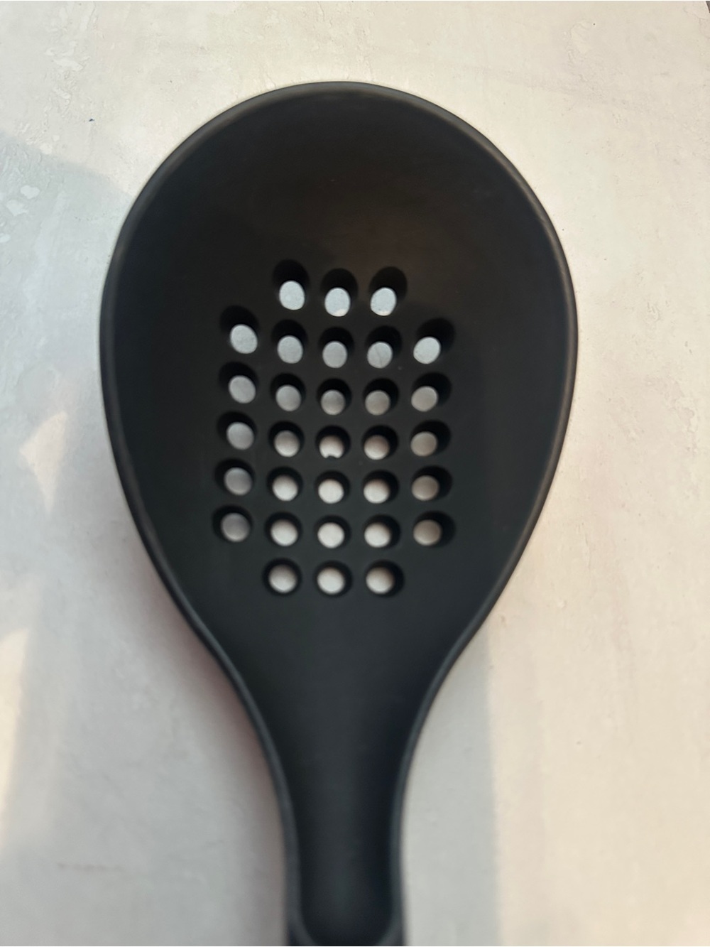 Vintage 1994 Farberware Black Nylon Slotted Spoon Heat Resistant Kitchen Utensil - Picture 2 of 7